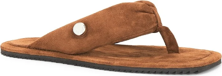 THE ATTICO Indie Flat Thong Sandal in Brown - Image 2