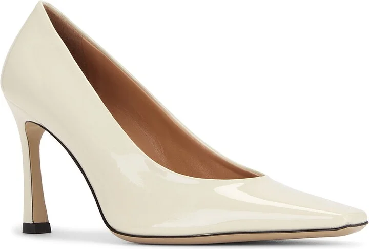 THE ATTICO Juno 95mm Pump in White - Image 2