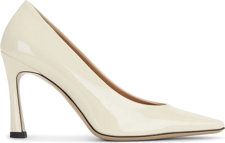 THE ATTICO Juno 95mm Pump in White
