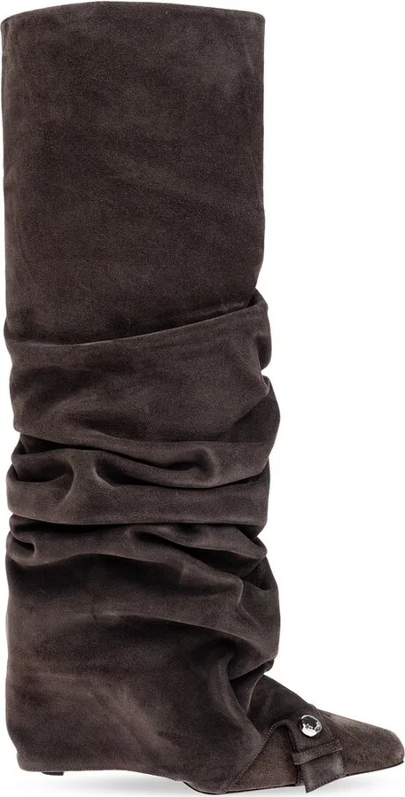 The Attico Juno Draped Detailed Boots