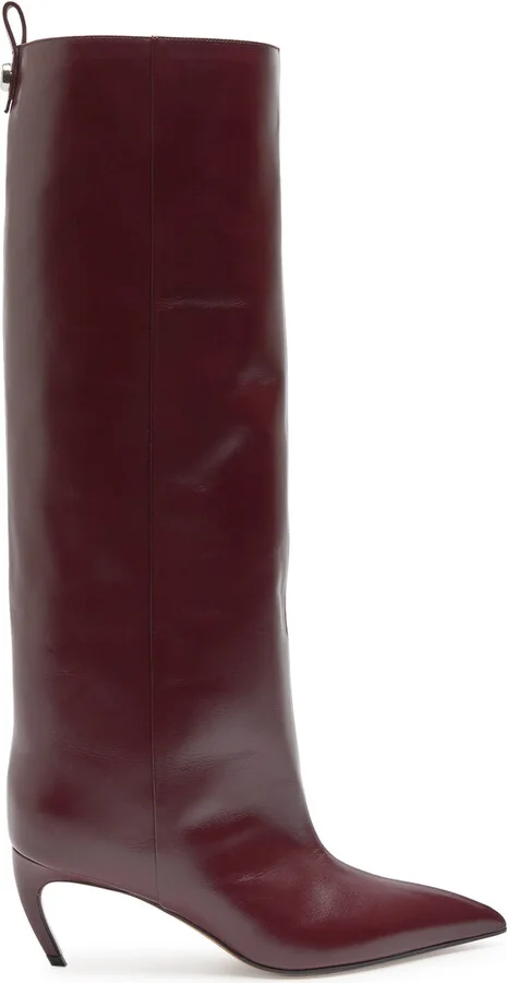 The Attico Lea 65 Leather Knee-high Boots