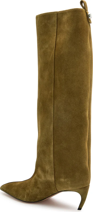 The Attico Lea 65 Suede Knee-high Boots - Image 2