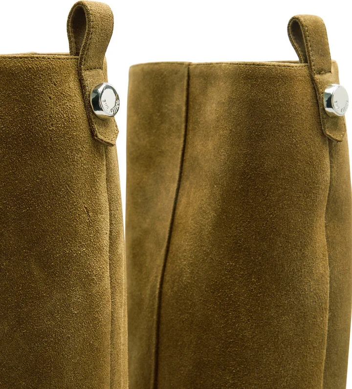 The Attico Lea 65 Suede Knee-high Boots - Image 4