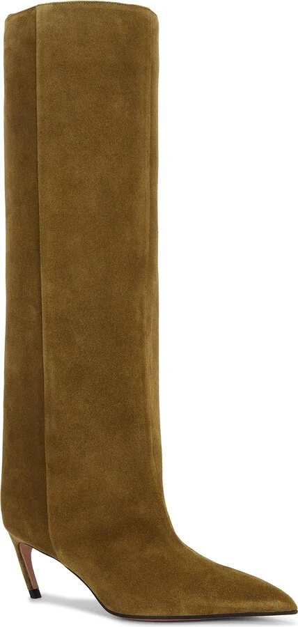 THE ATTICO Lea Boot in Green - Image 2