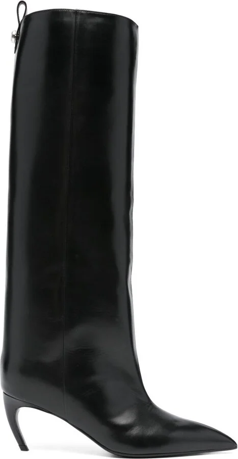 The Attico Lea Leather Boots