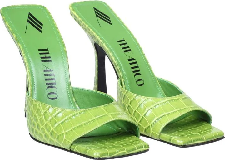 The Attico Leather Mules - Image 3