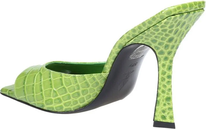 The Attico Leather Mules - Image 4