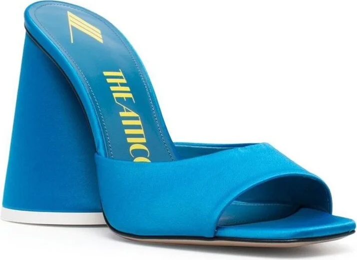 The Attico Luz Satin Mules - Image 3