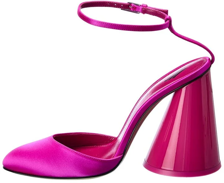 The Attico Luz Satin Pump - Image 2