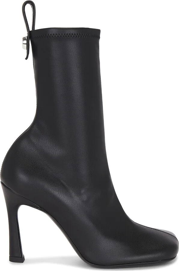 THE ATTICO Mia 95mm Ankle Boot in Black