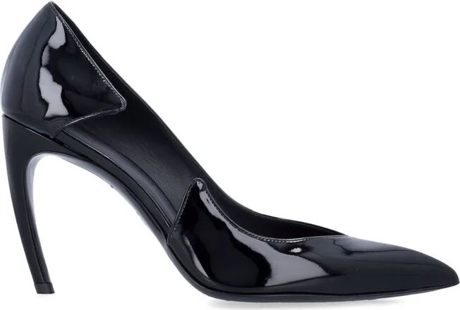 The Attico Mia Cut-Out Detailed Pointed-Toe Pumps