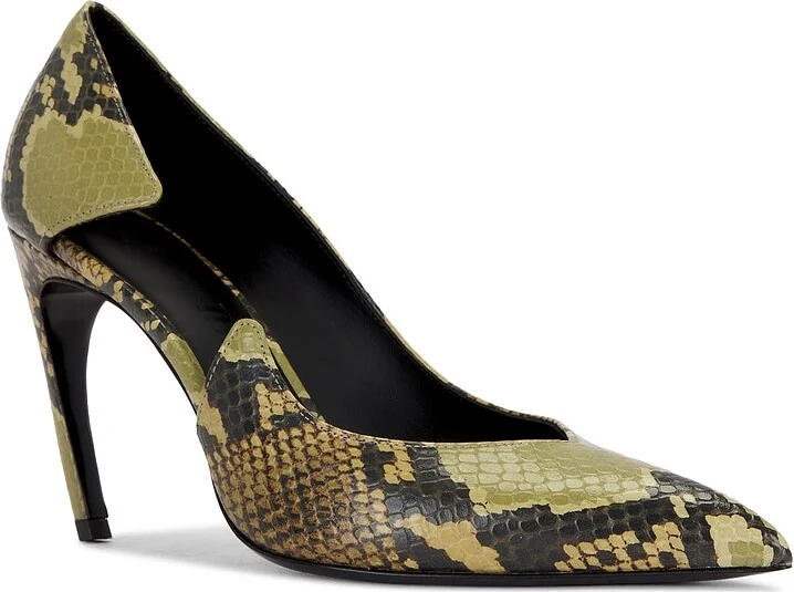 THE ATTICO Mia Pump in Olive - Image 2
