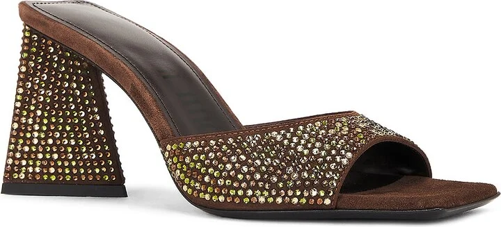 THE ATTICO Mini Devon Mule in Brown - Image 2