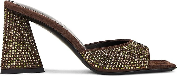 THE ATTICO Mini Devon Mule in Brown