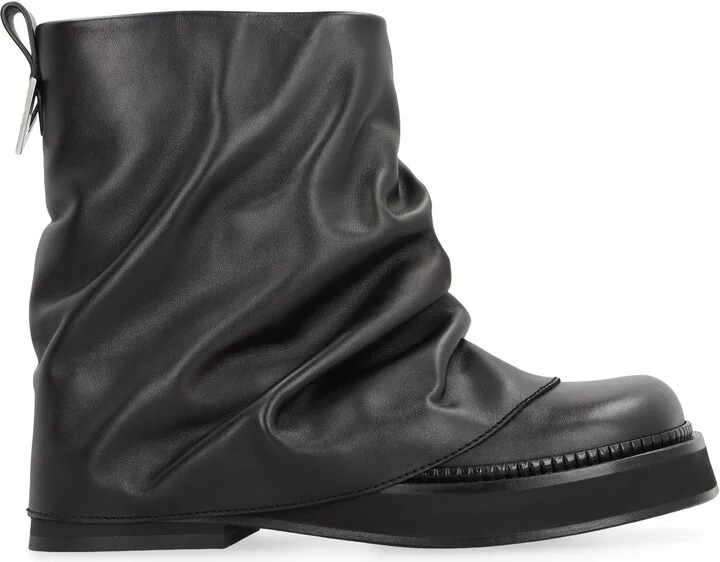 The Attico Mini Robin Combat Leather Boots - Image 2