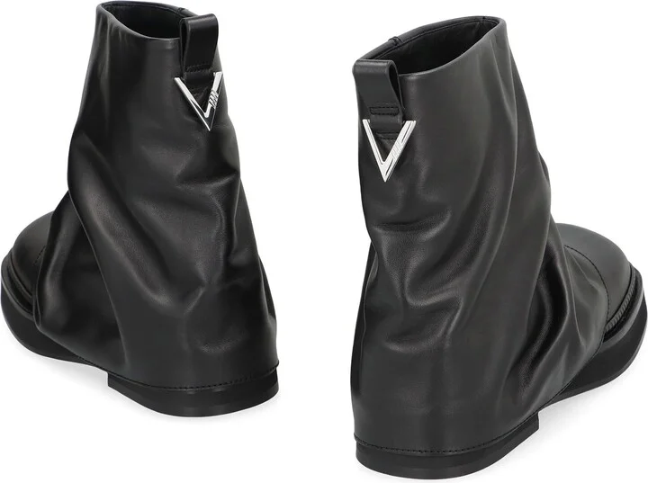 The Attico Mini Robin Combat Leather Boots - Image 4