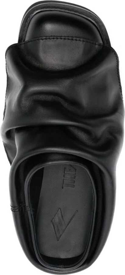 The Attico Mini Robin Leather Mules - Image 3