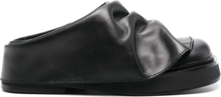 The Attico Mini Robin Leather Mules