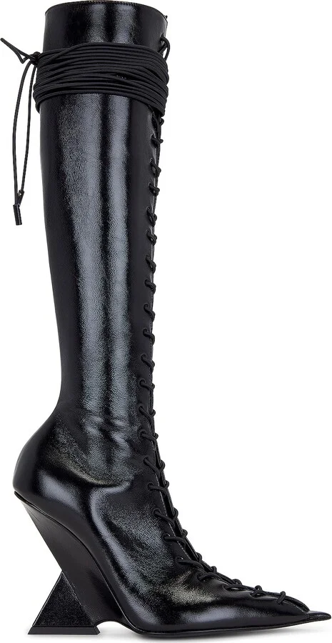 THE ATTICO Morgan High Boot in Black