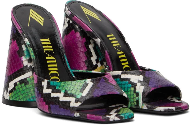 The Attico Multicolor Luz Heeled Sandals - Image 4