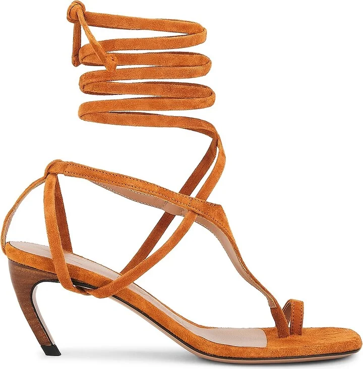 THE ATTICO Nova Sandal in Brown