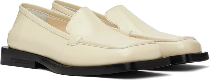 The Attico Off-White Micol Loafers - Image 4
