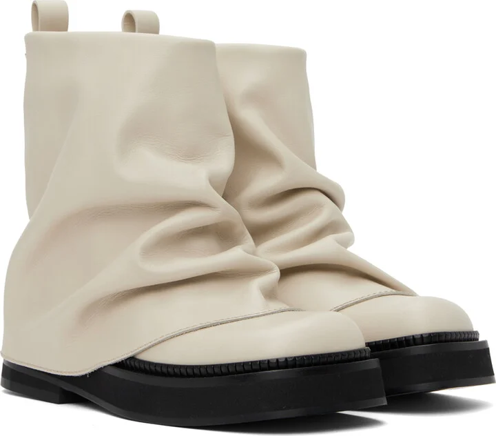 The Attico Off-White Mini Robin Boots - Image 4