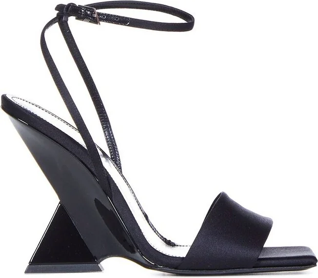The Attico Open Toe Ankle Strap Sandals