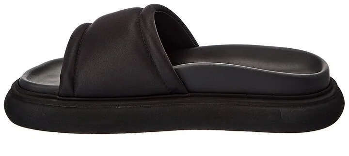 The Attico Padded Satin Platform Sandal - Image 2