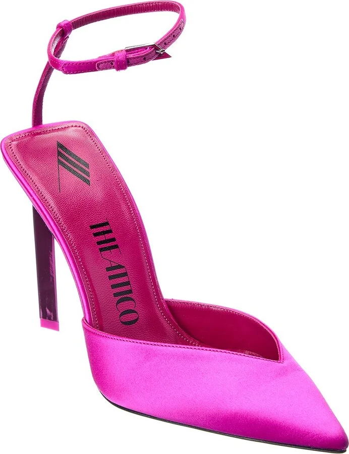 The Attico Perine 105 Satin Pump