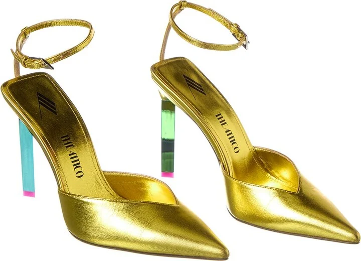 The Attico Perine Leather Pump (Authentic Pre-Loved)
