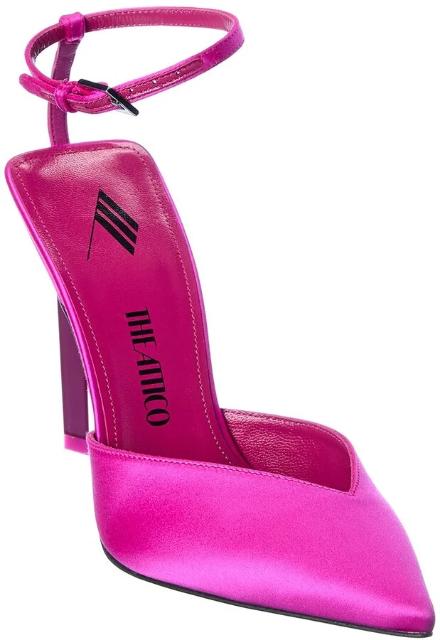 The Attico Perine Satin Pump