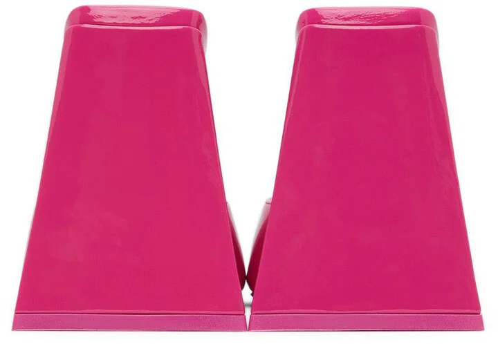 The Attico Pink Devon Heeled Sandals - Image 2