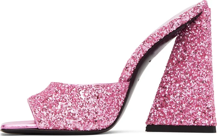 The Attico Pink Devon Mules - Image 3