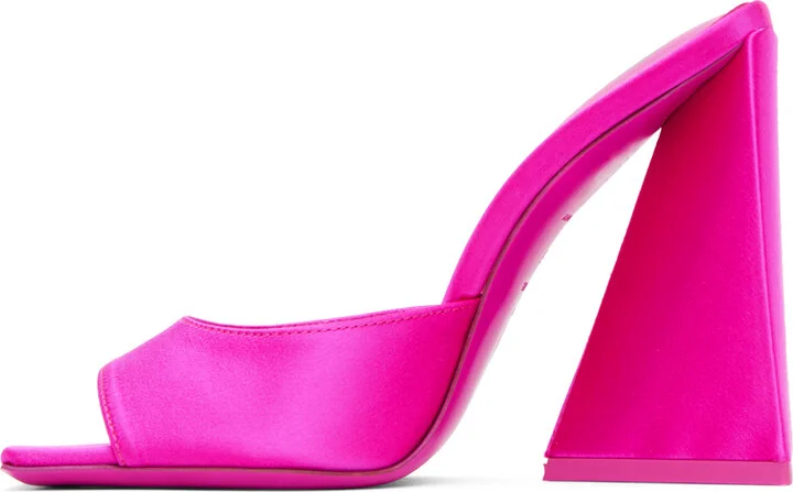 The Attico Pink Devon Mules - Image 3