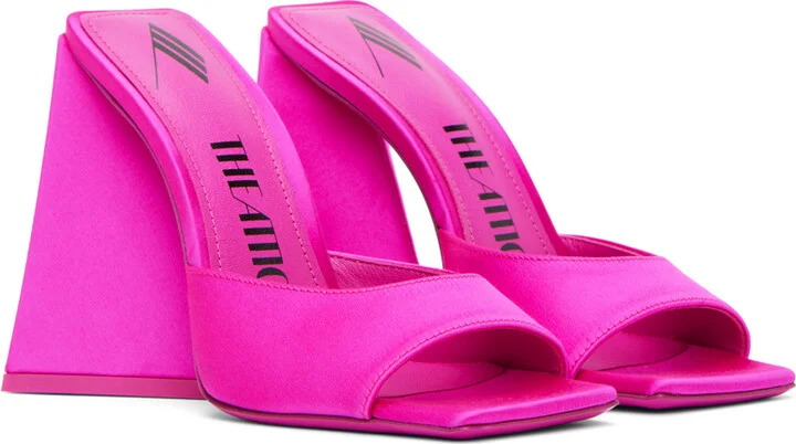 The Attico Pink Devon Mules - Image 4