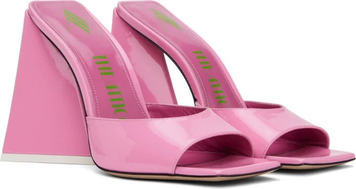 The Attico Pink Devon Mules - Image 4