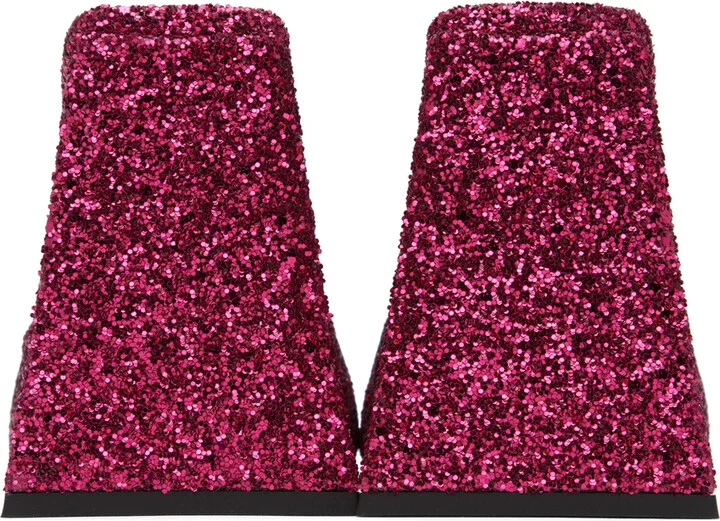 The Attico Pink Devon Mules - Image 2