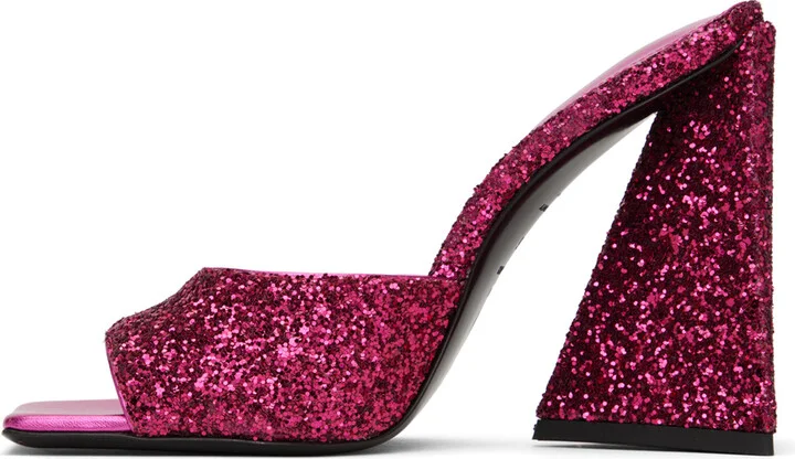 The Attico Pink Devon Mules - Image 3