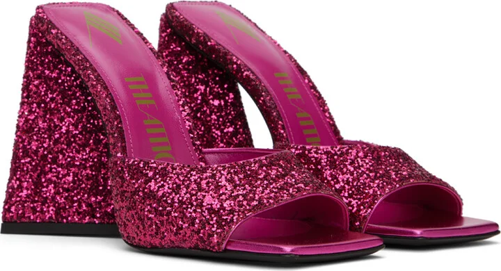 The Attico Pink Devon Mules - Image 4