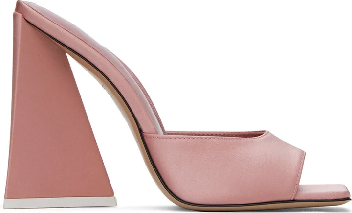 The Attico Pink Devon Mules