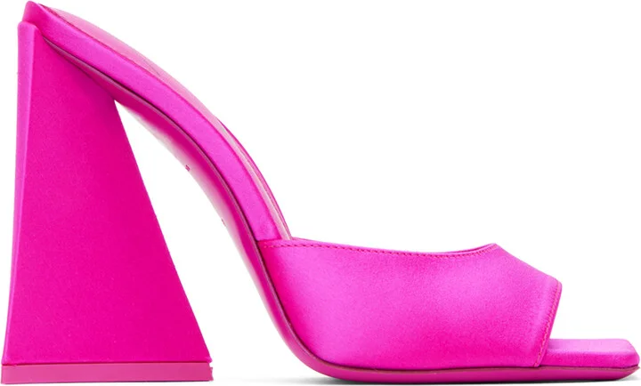 The Attico Pink Devon Mules