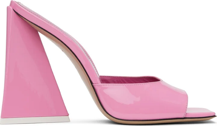 The Attico Pink Devon Mules