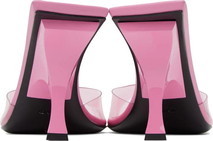 The Attico Pink Ester Heels - Image 2