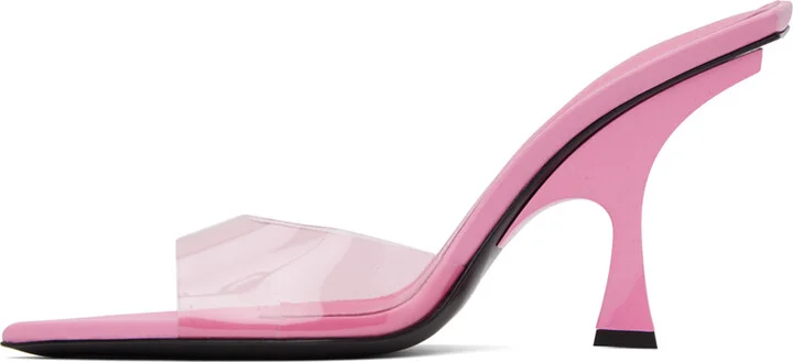 The Attico Pink Ester Heels - Image 3