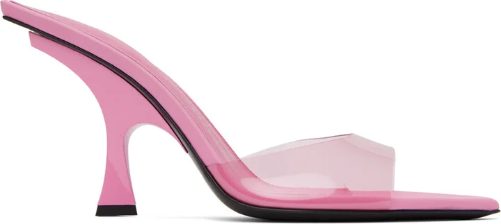The Attico Pink Ester Heels