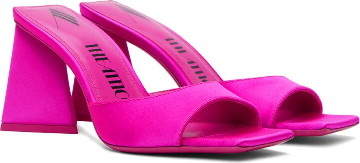 The Attico Pink Mini Devon Mules - Image 4