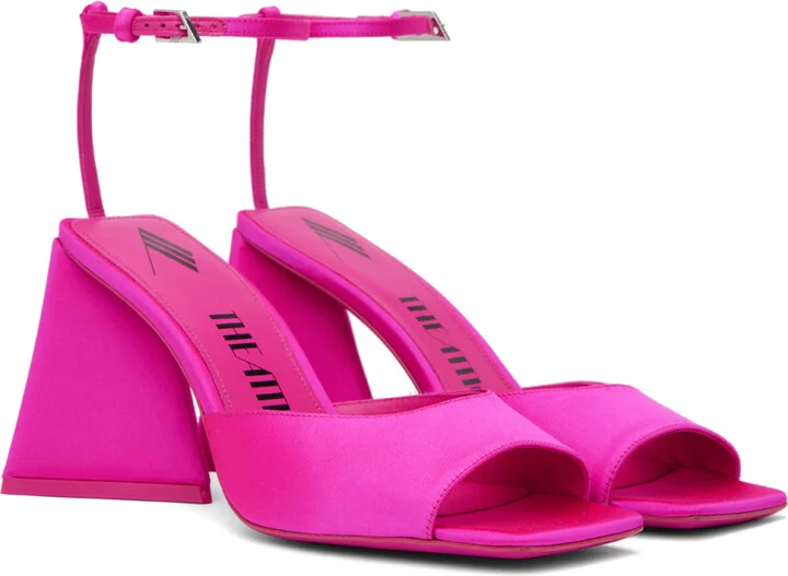 The Attico Pink Piper Heeled Sandals - Image 4