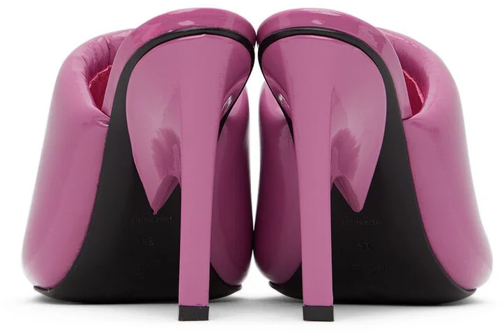The Attico Pink Rem Heeled Sandals - Image 2