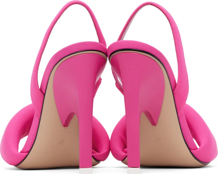 The Attico Pink Rem Heeled Sandals - Image 2